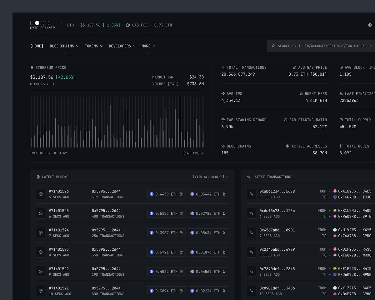 Crypto scanner but in terminal dev theme - Eric Angelo