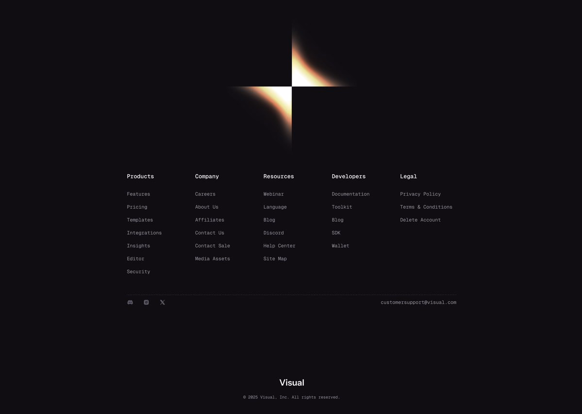 Footer exploration - Moiz Arshi