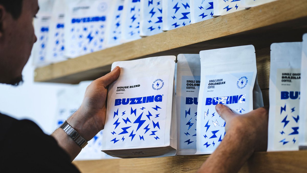 Buzzing Electric Coffee by The Click, 2025. Now on Brand Archive: h... - Brand Archive