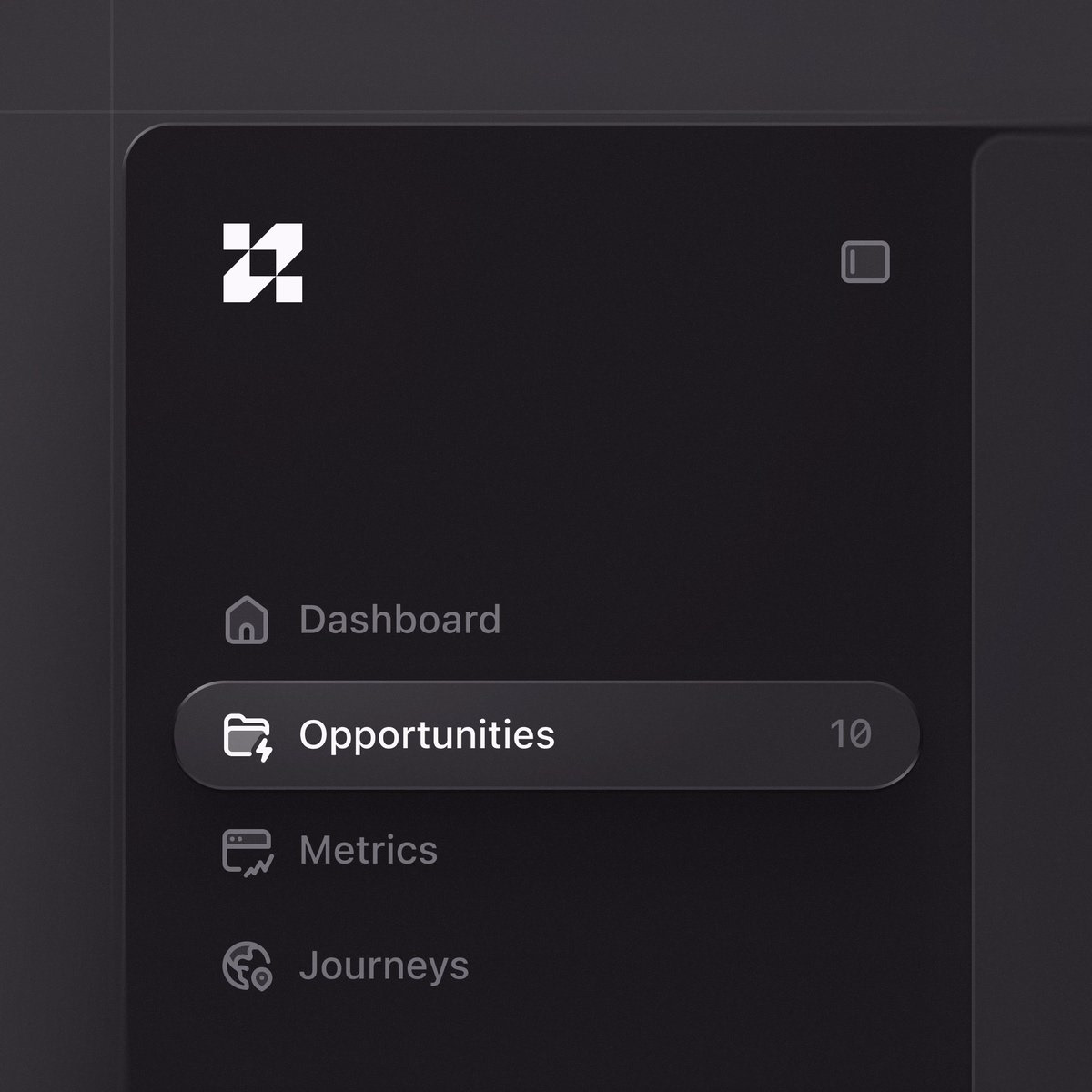 Glassmorphism + Dark UI = Icons → @nucleoicons - Sebastiano Guerriero