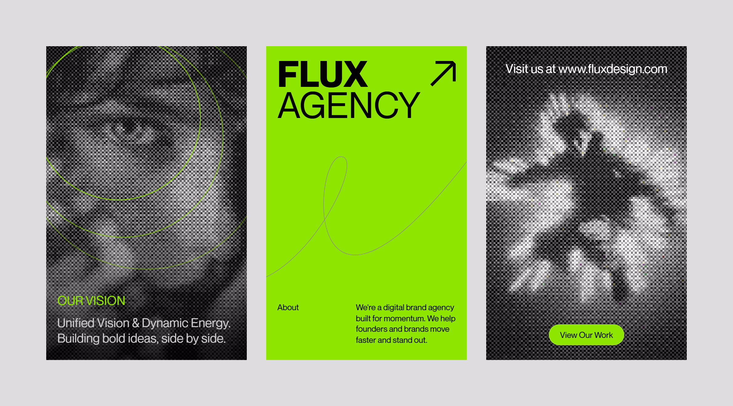 Cards & branding explorations made in @framer - Georgi
