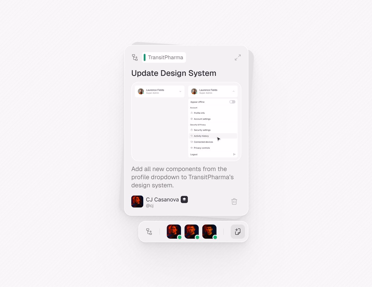 Mini task creator widget - CJ @ Jackie Brown