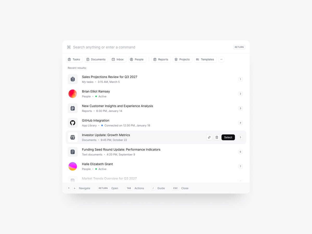 Search Anything. ↓ - Louis Nguyen