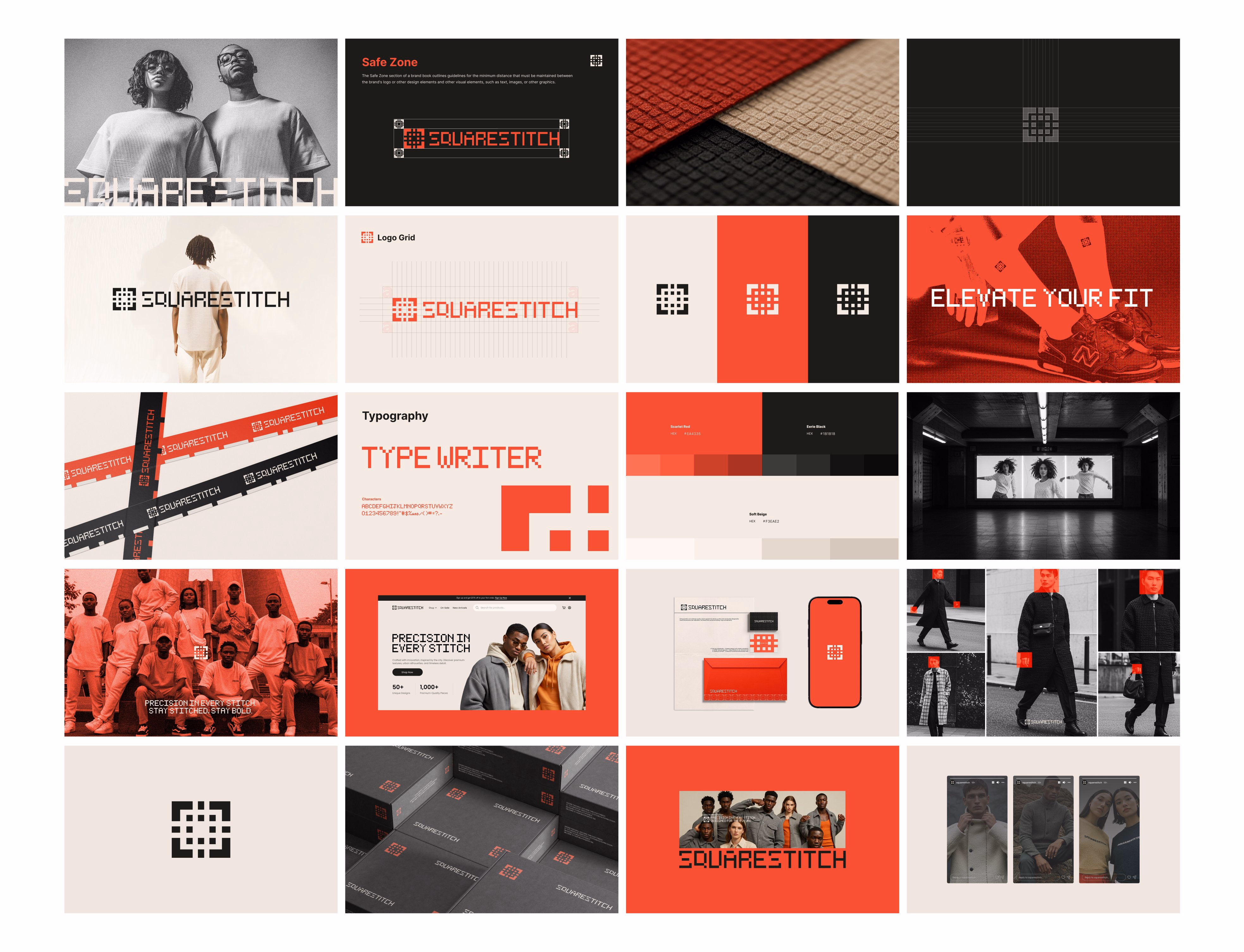 Brand Visual for SQUARESTITCH - Senior Designer