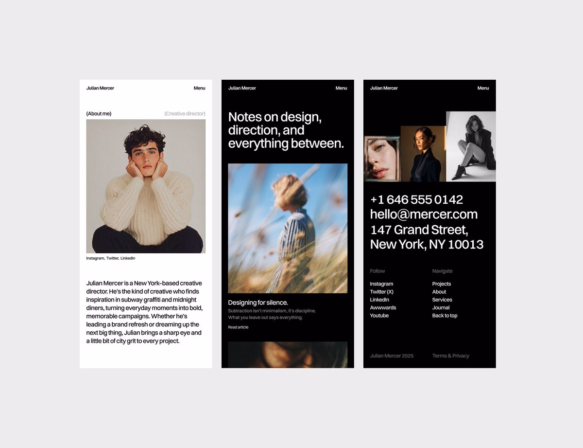 Mobile designs. - Jilles
