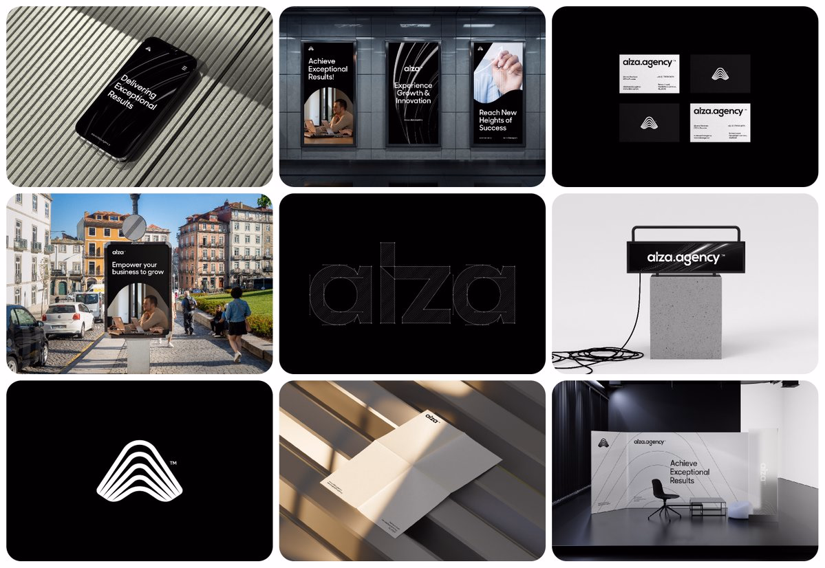 Alza Agency © Visual Identity - Irfan Khatri
