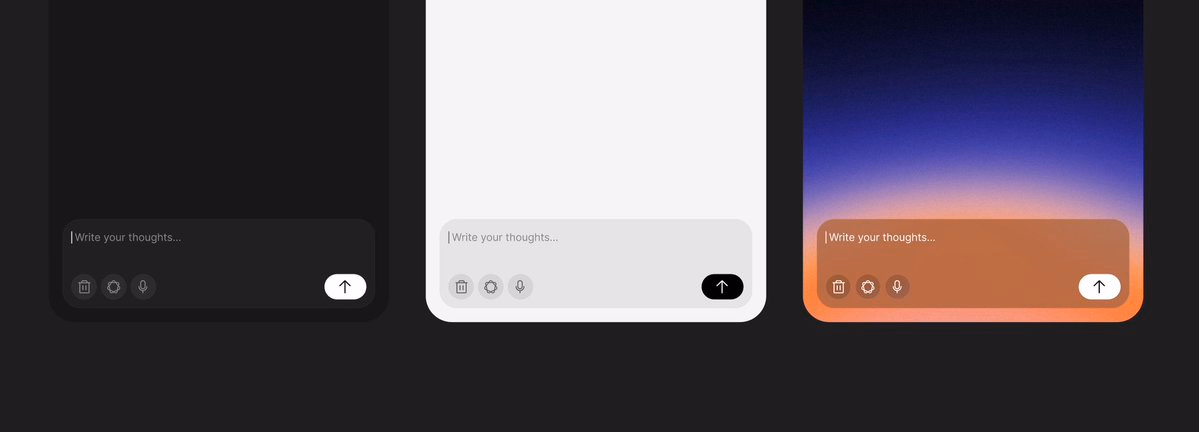 Oh I am designing UIs now. - MANSOOR