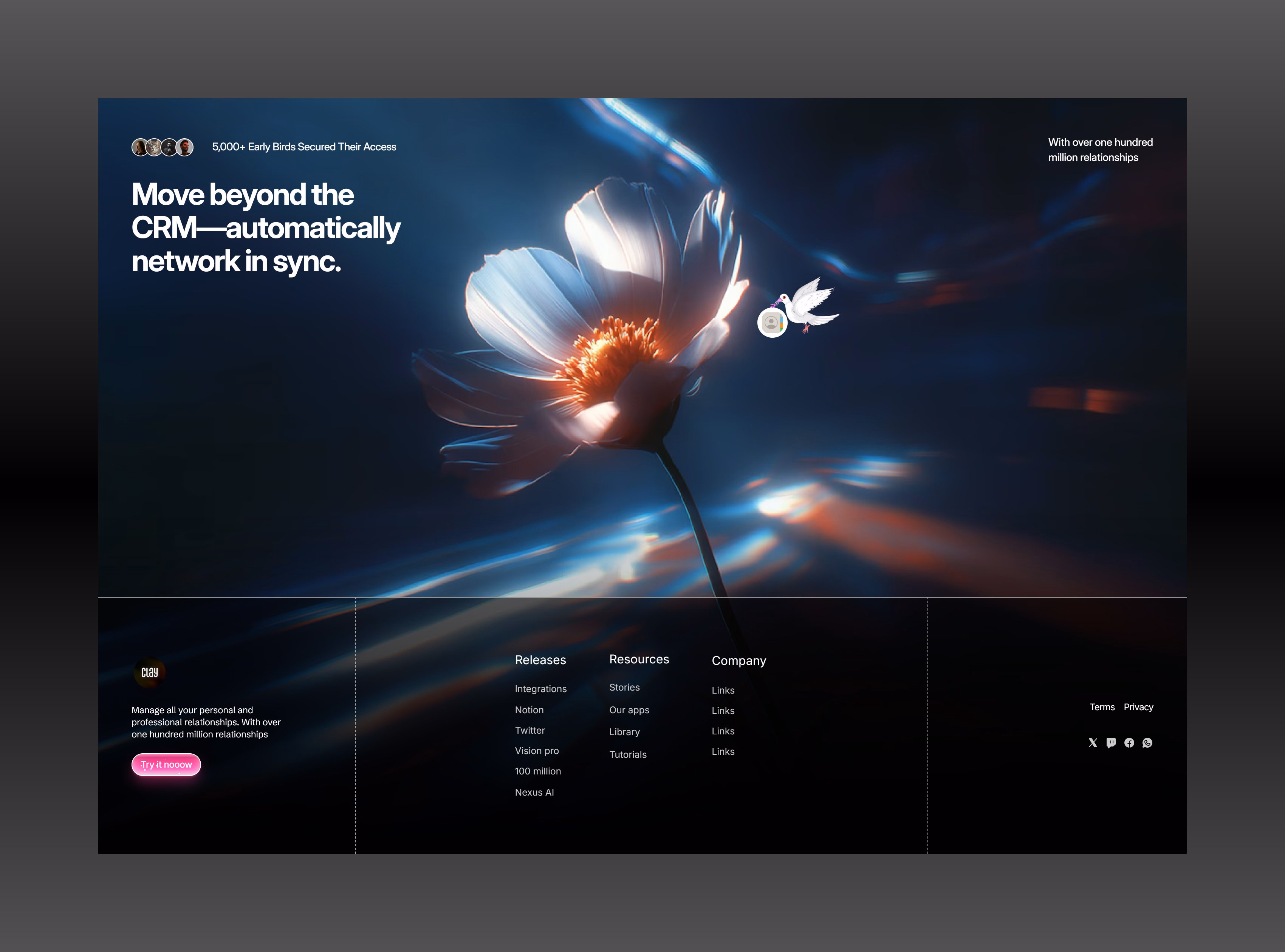 footer that doesn't look boring - Saif