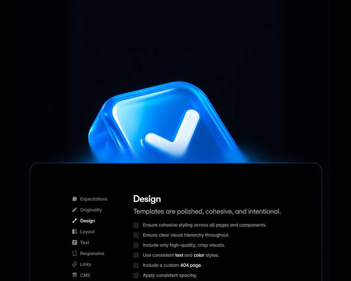 Hey @framer template creators, Template Requirements page just got... - Damian | tolv