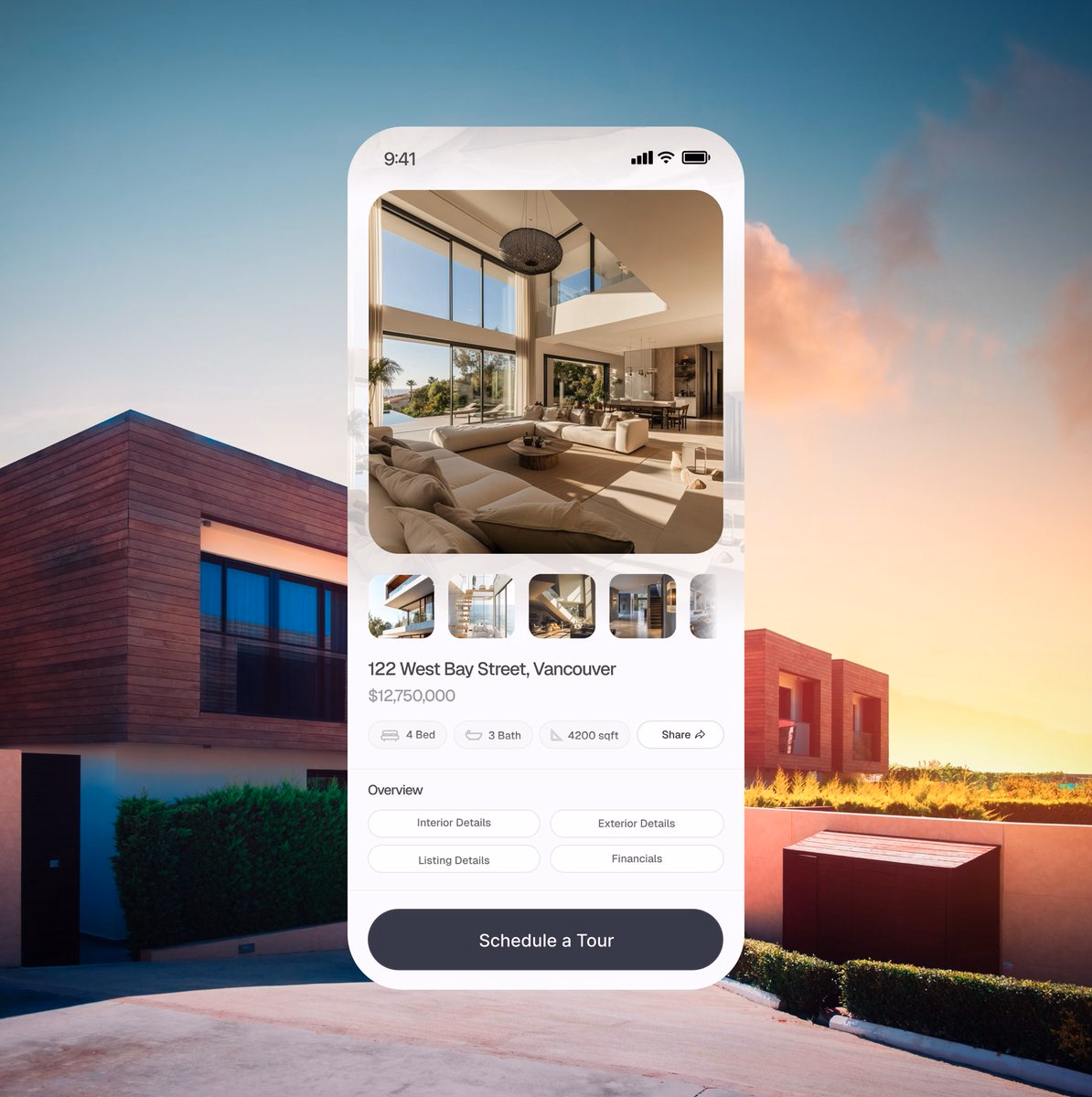 Real estate listing view - Dan