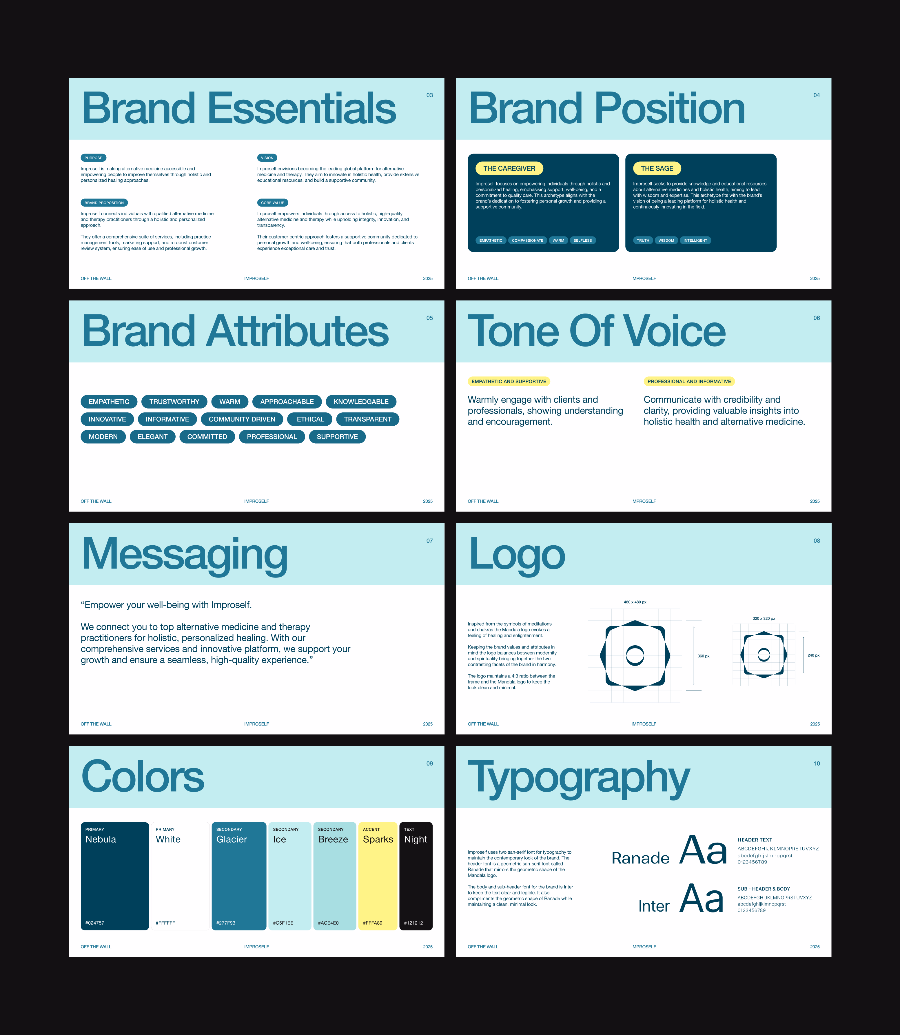 brandguide works for Improself - Swarnima