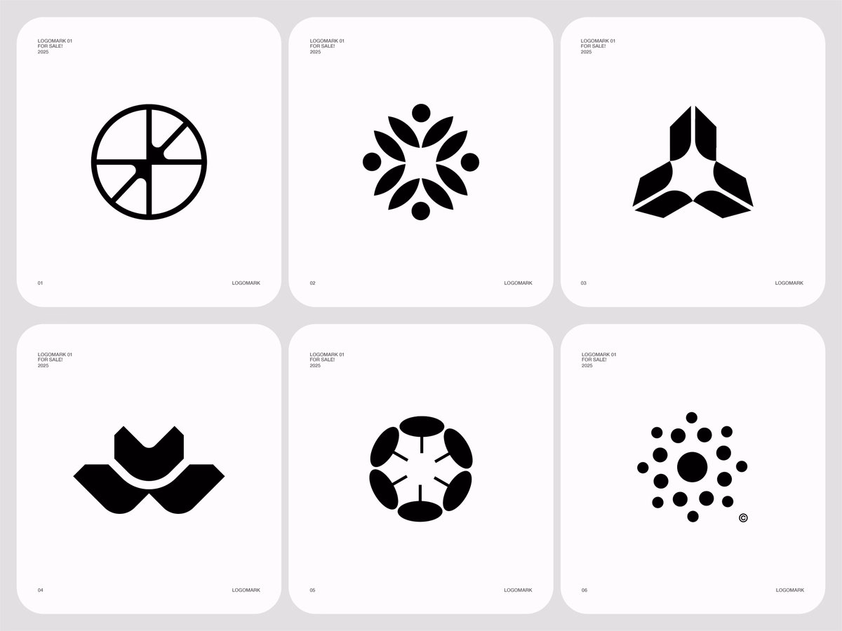 Exclusive LogoMarks collection, now available for sale! - Ab studio | Brand Designer