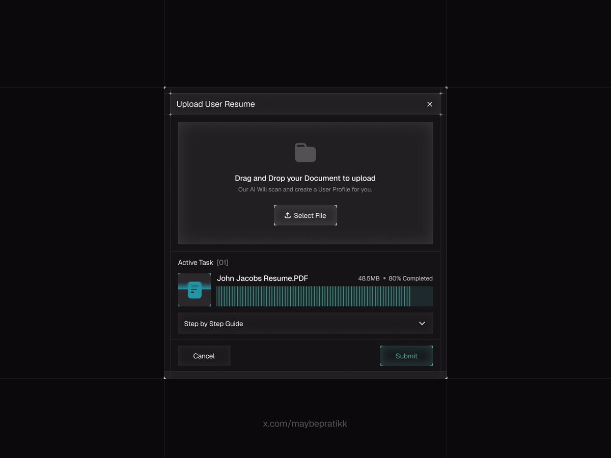 Upload Resume. - Pratik