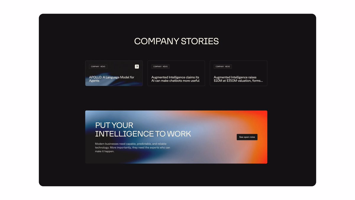 Stories section. http://openbase.studio - Venkat