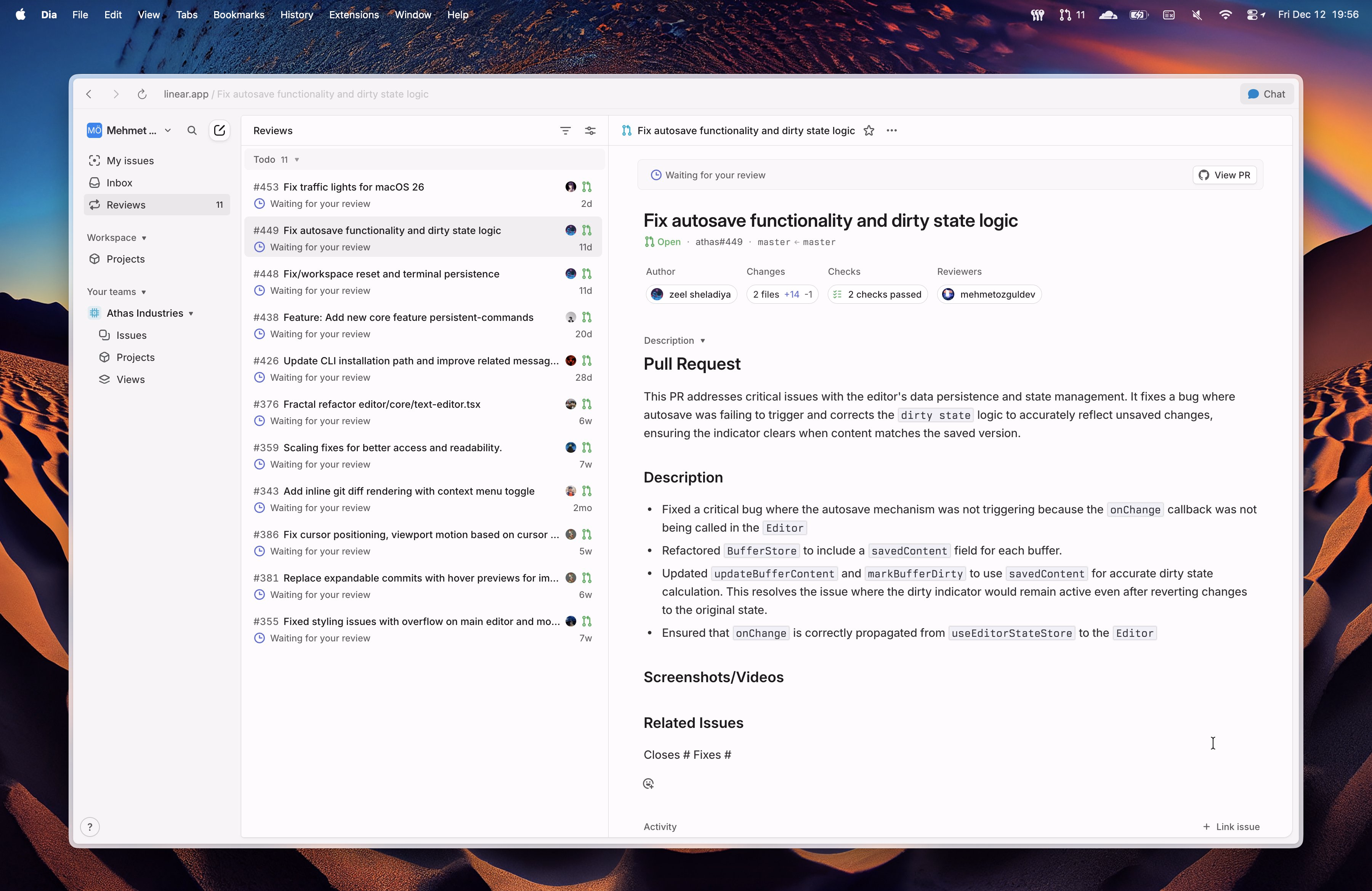 Linear is awesome - athas.dev