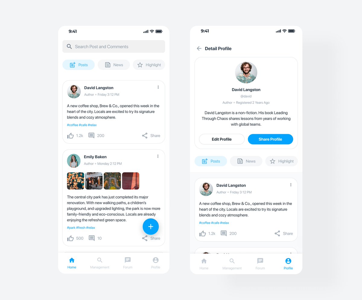 Community App Concept - Insan - UX/Product Designer