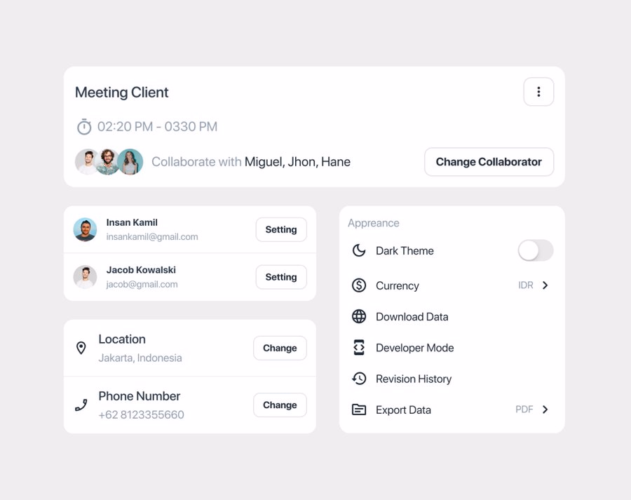 Design inspiration by Insan - UX/Product Designer