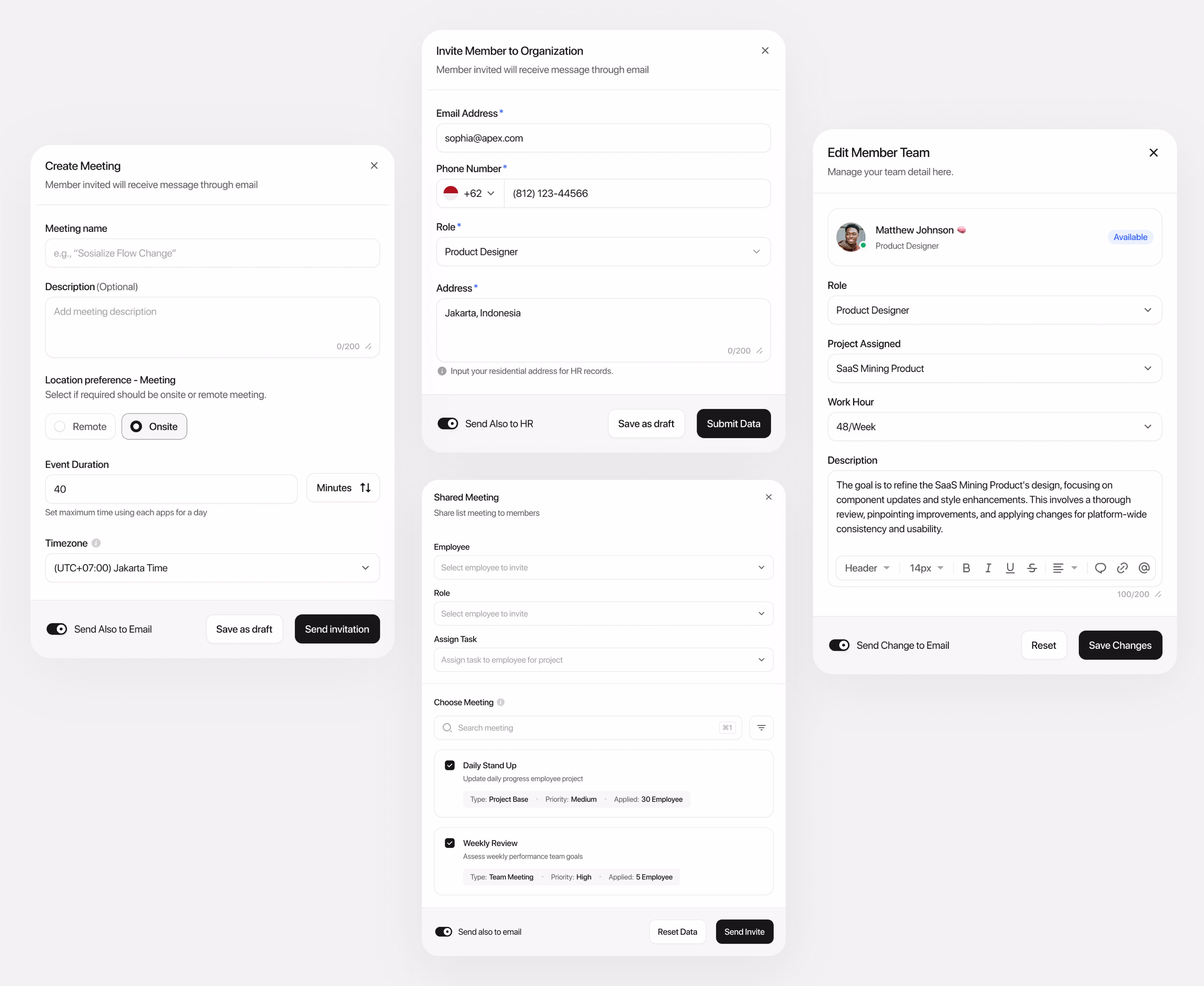 Modals Today - Insan - UX/Product Designer