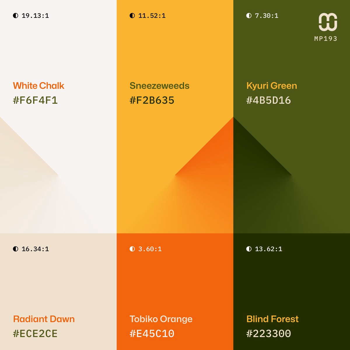 New color palette – #MindfulPalettes no. 193 is earthy, energetic,... - Alex Cristache