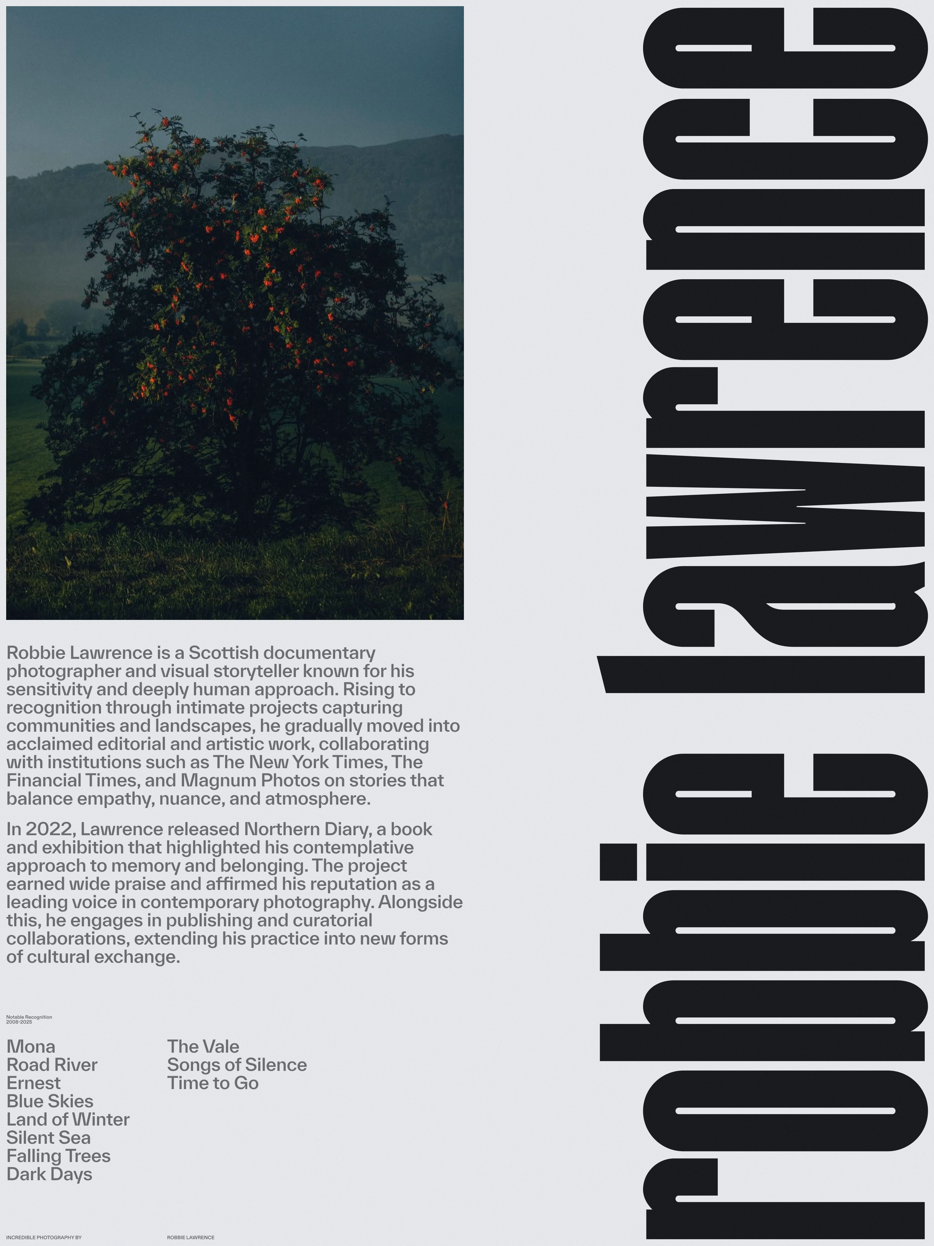 /344 Typography and Layout Exploration ↳ Images/Robbie Lawrence - Aarzoo