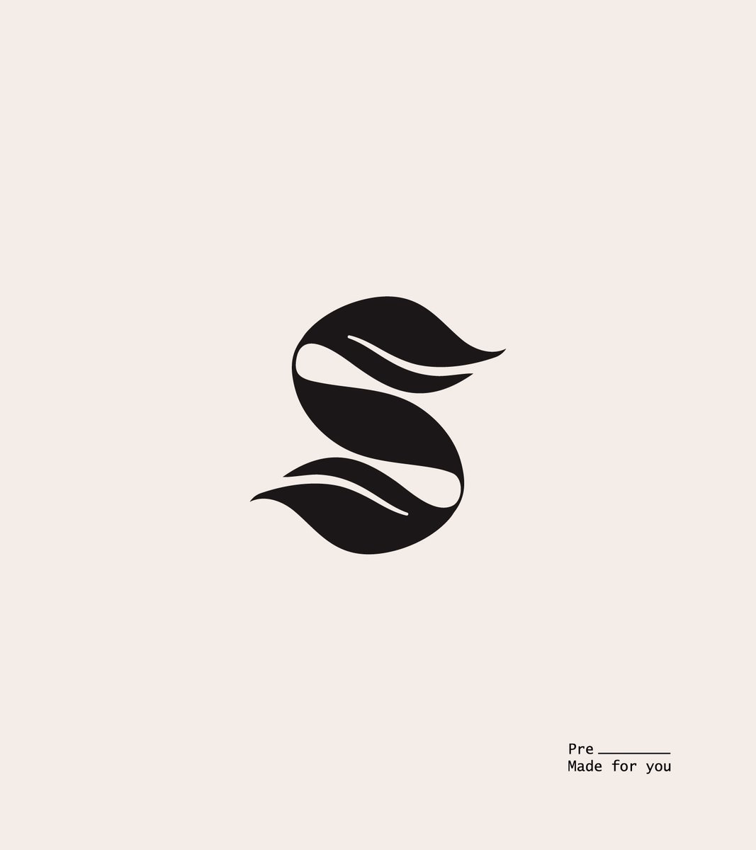 Letter S with leaf. for organic brand! - Md. Nur Alam
