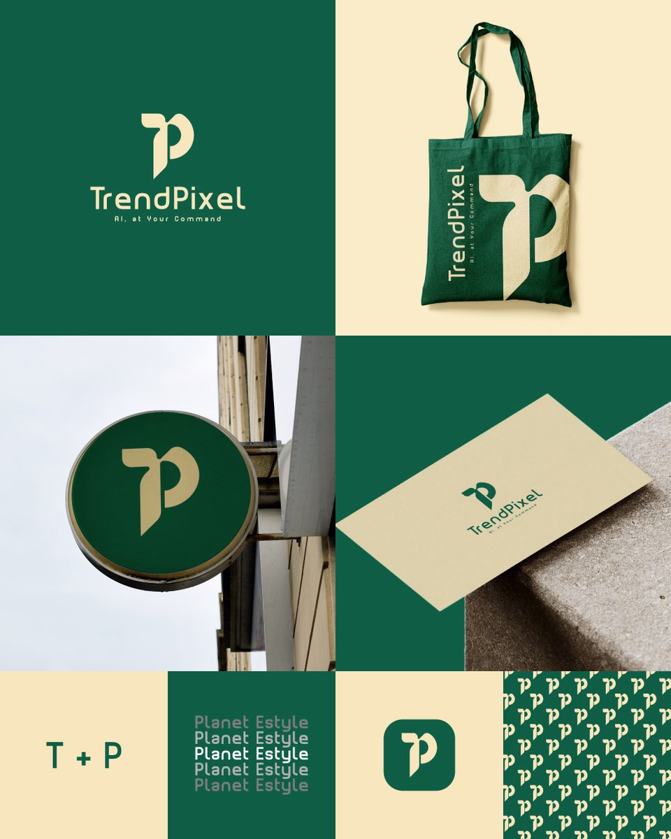 TrendPixel brand identity! - Md. Nur Alam
