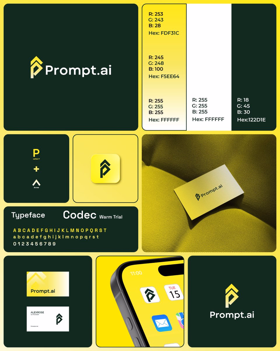 Prompt. ai © Visual Identity - Md. Nur Alam