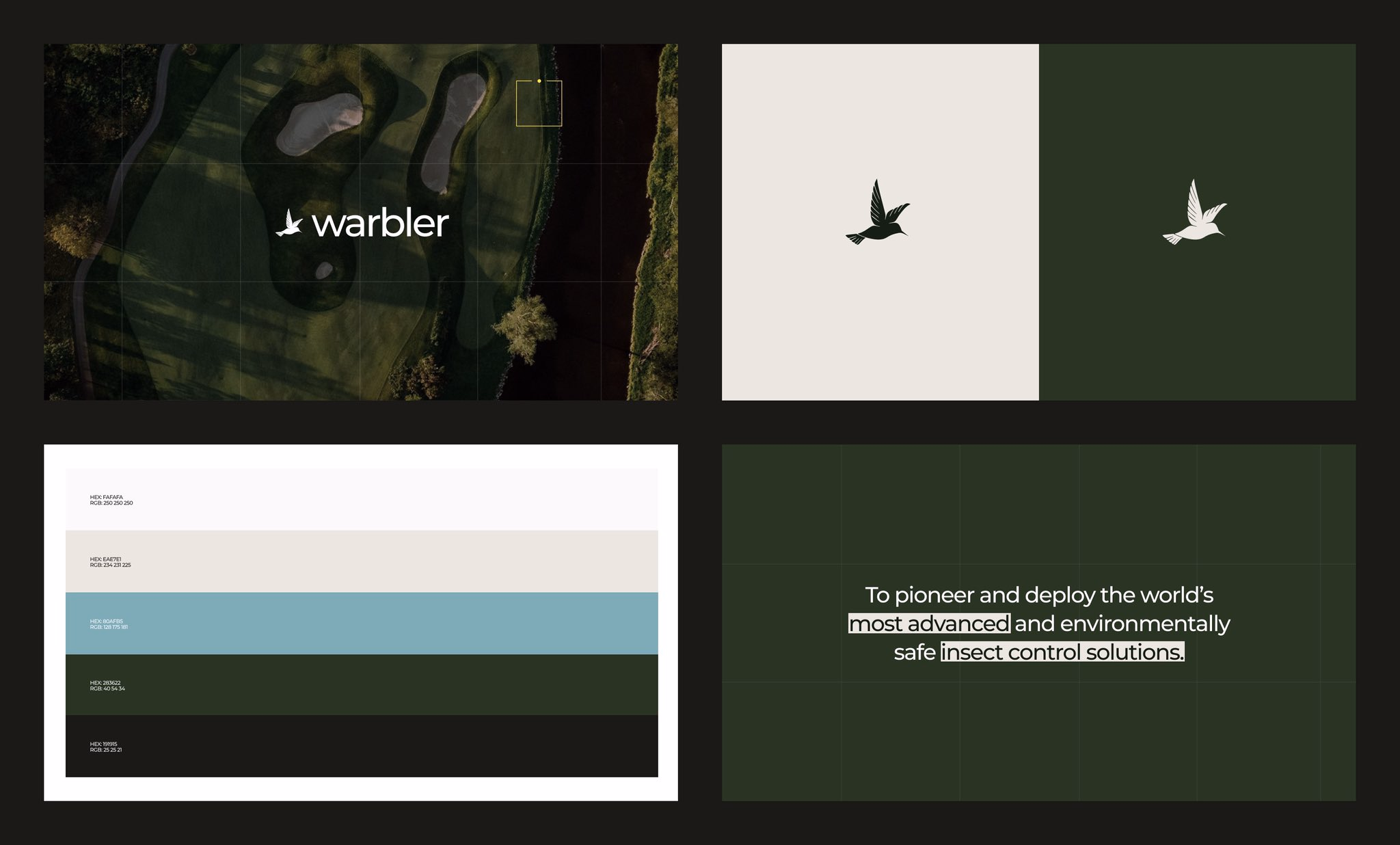 Quick preview of branding done for a drone startup - Angel Tiger-Lily