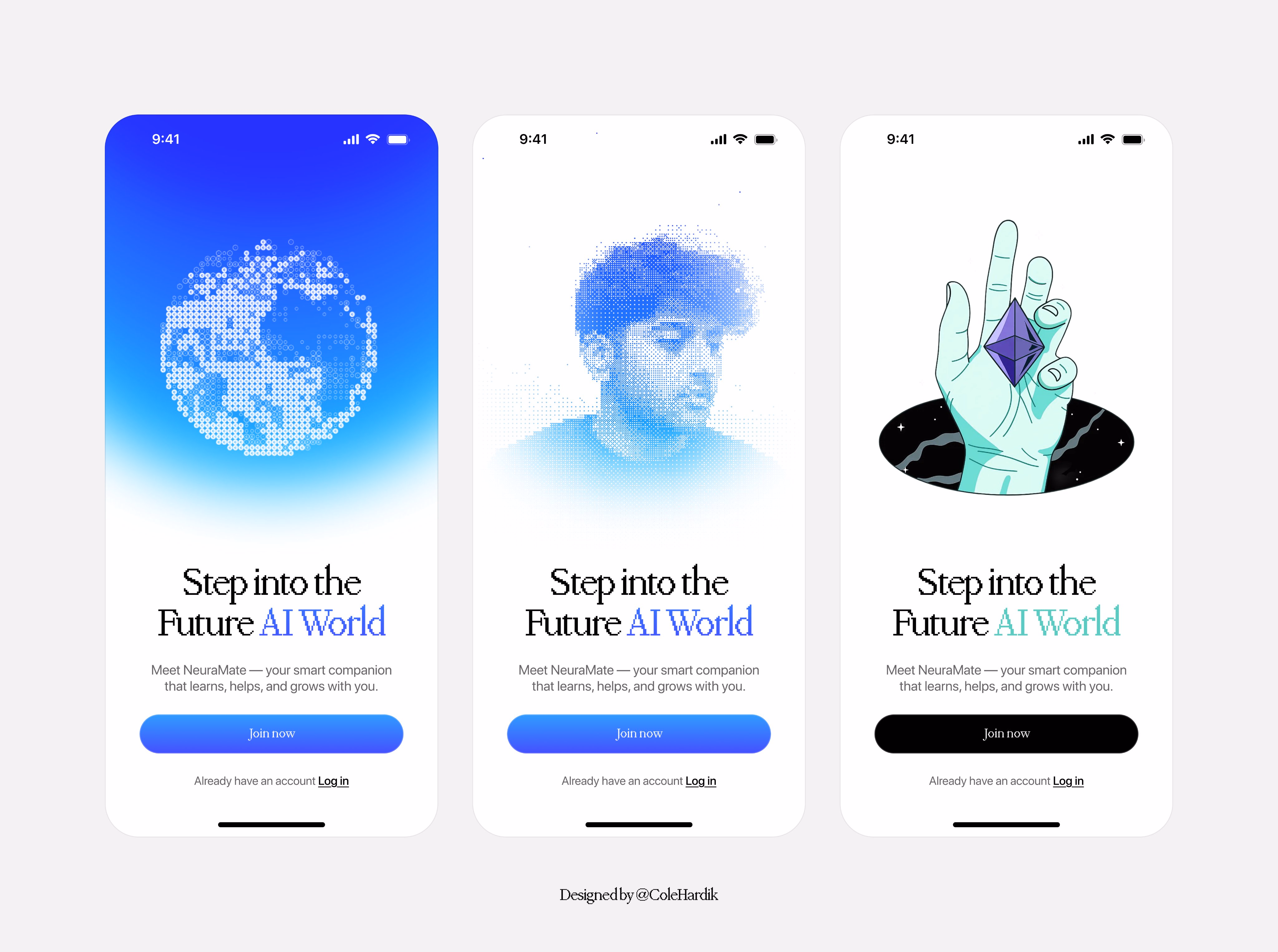 Some Mobile Design Exploration, I'm also in it lol :) - Hardik