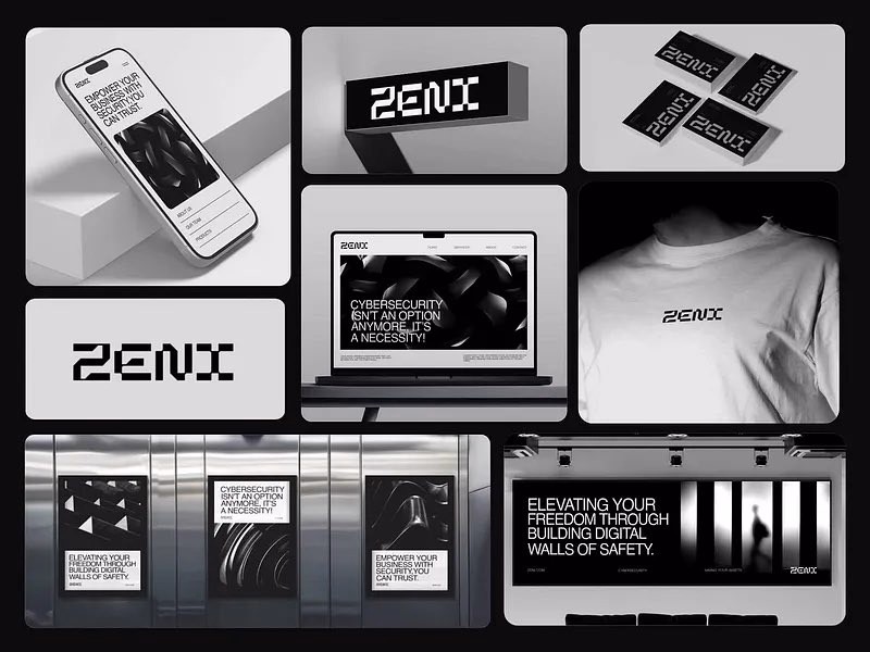 Brand work completed for Zeni - A Cybersecurity based Company - Shihab
