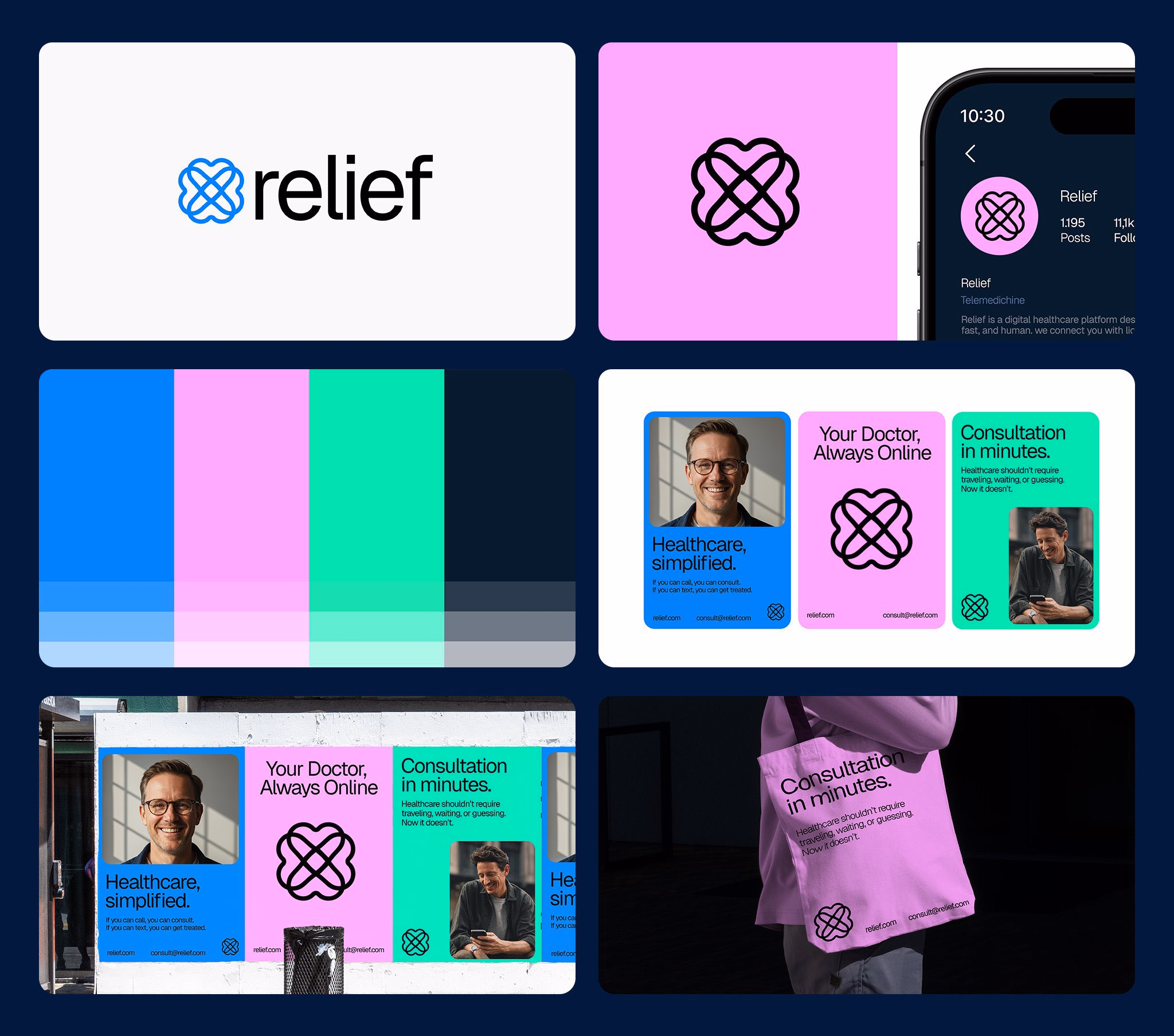 Brand sprint for Relief, a telemedicine based platform making healt... - Shihab