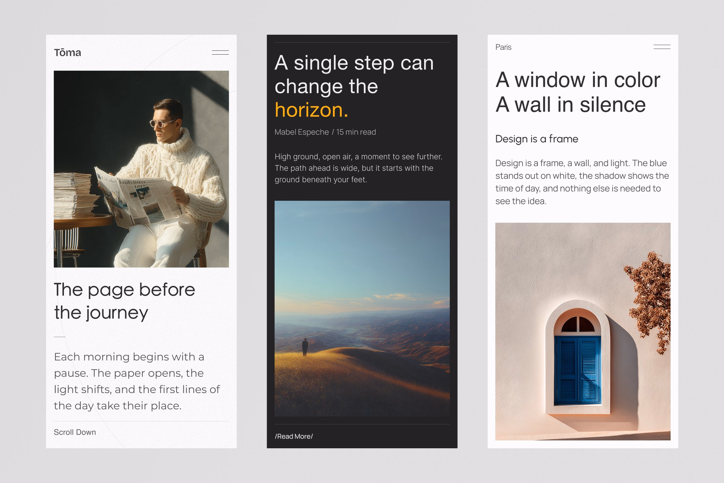 mobile designs - Santu