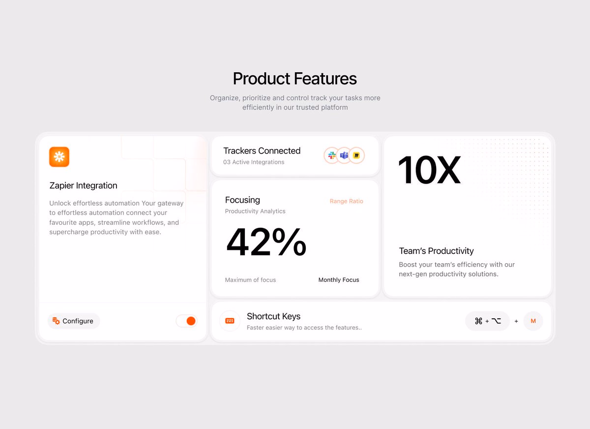 Bento cards, designed for current website design project - Ashir Ahmed