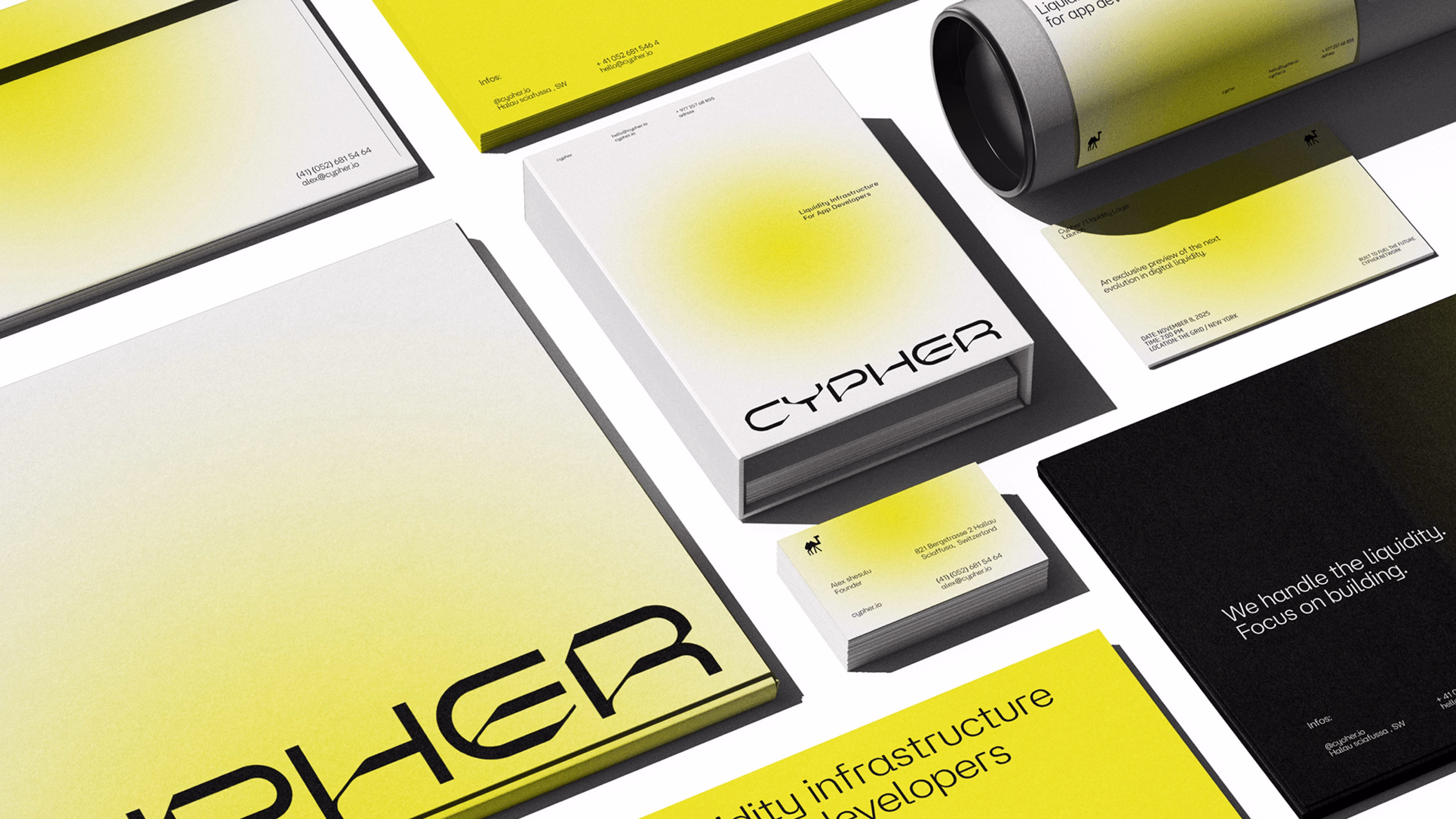 More shots from the Cypher brand identity, Full case study dropping... - byamine