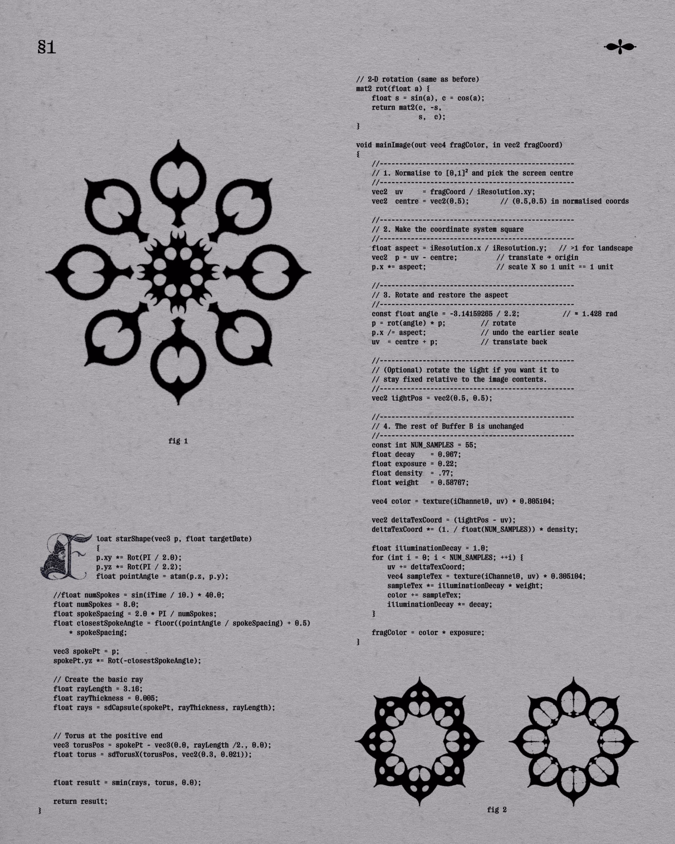 forms & the code that produced them - m_11