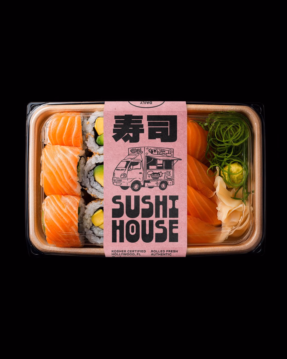 Some fresh work for Sushi House. - Yossi Belkin