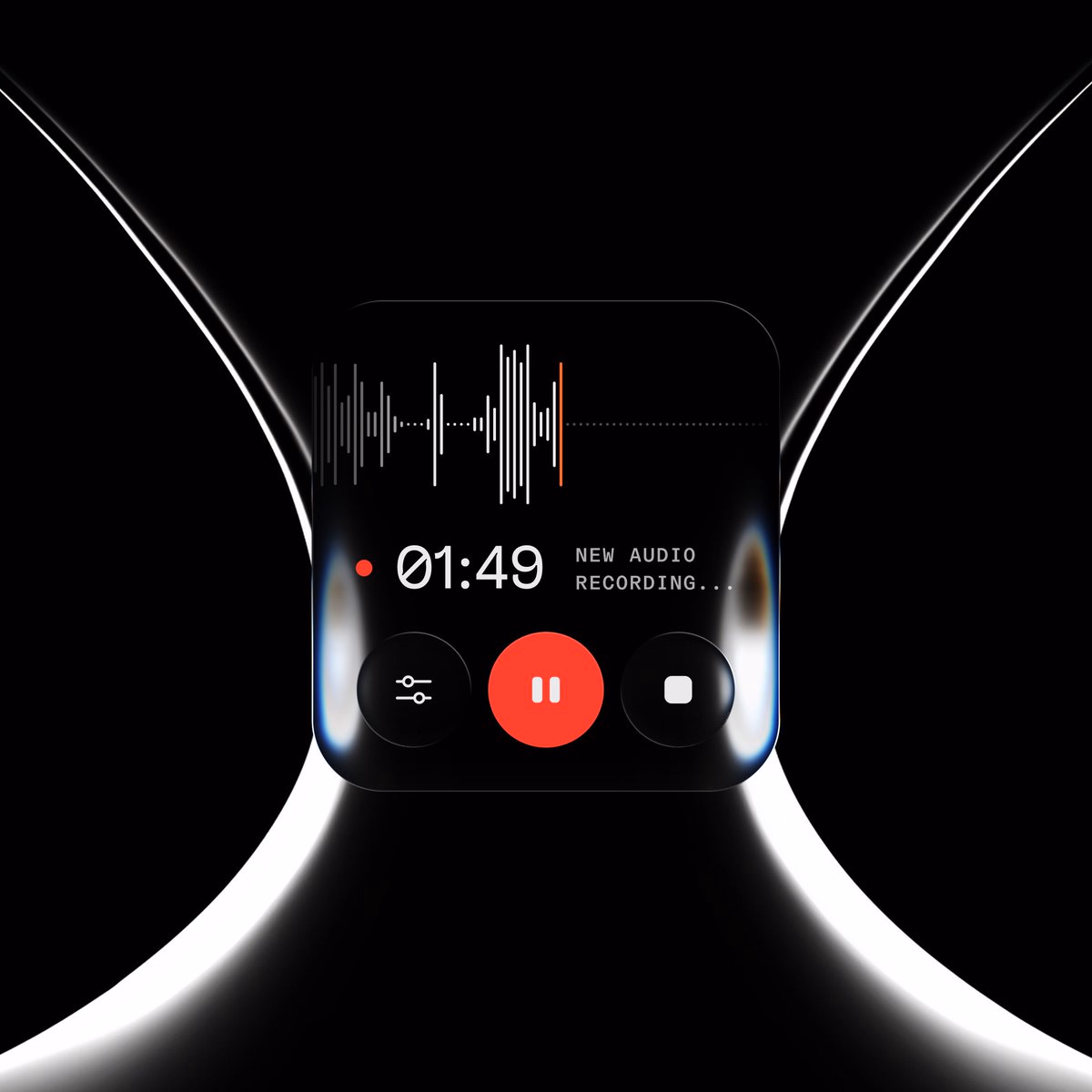 Glassy voice recorder - Maxim Kuznetsov
