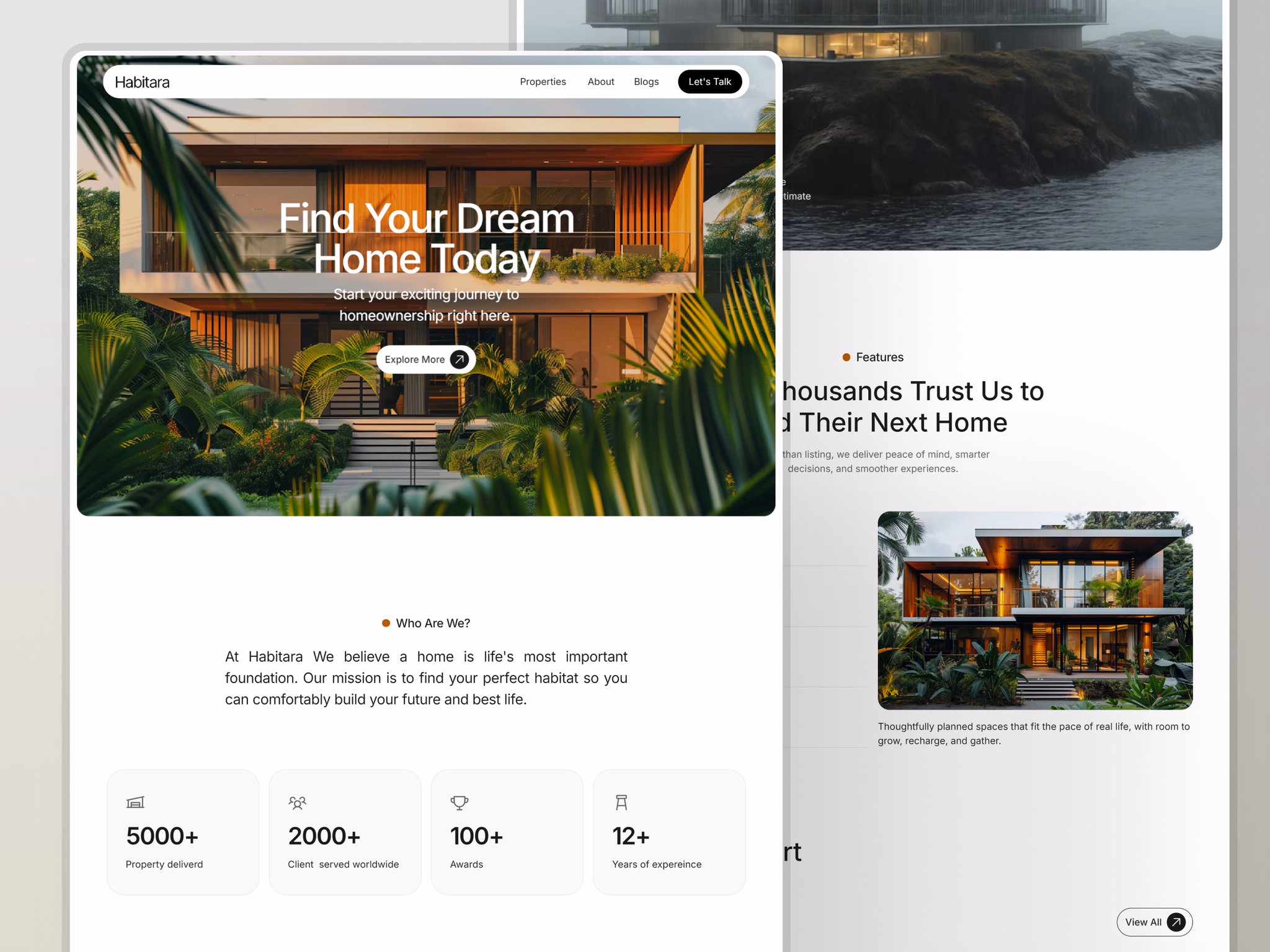 Real estate website design How is it? - Faris