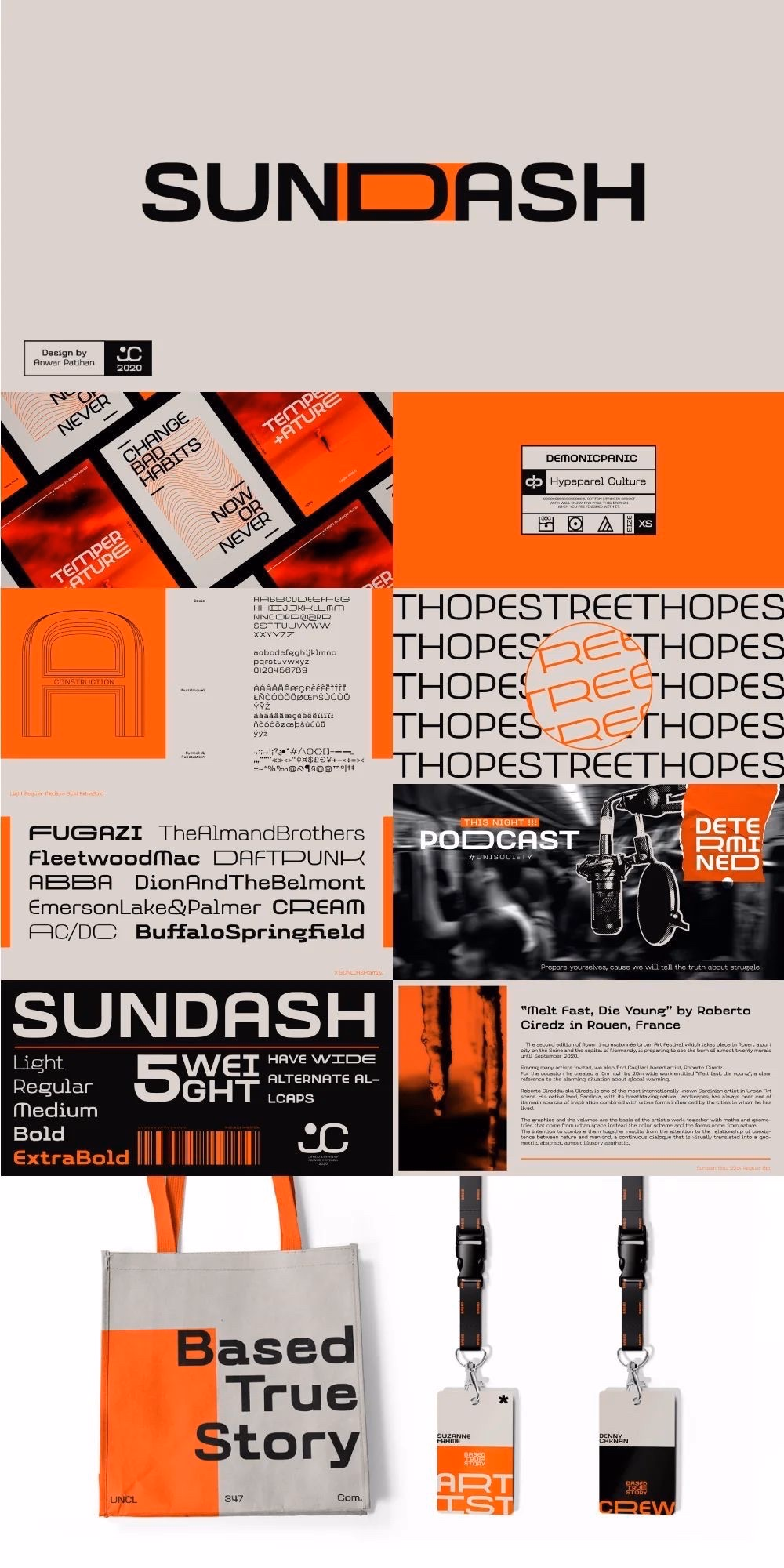 building the SUNDASH wordmark system with alternate all caps and ba... - Type Labo©