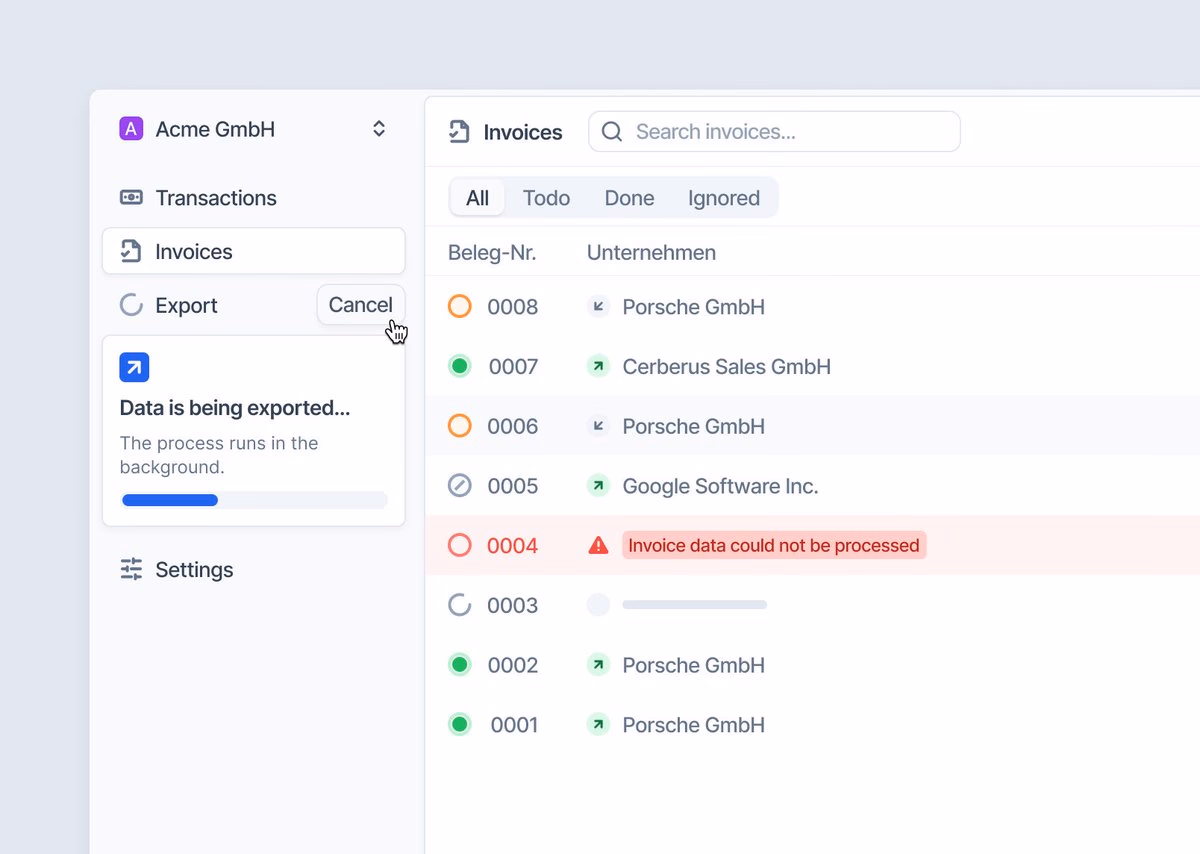 sidebar export interaction - Aaron