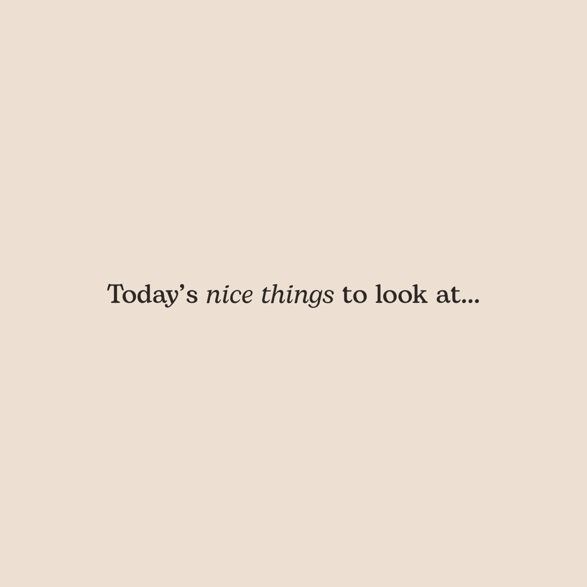 Today's nice things to look at are brought to you by Morgan Lacey H... - Seán