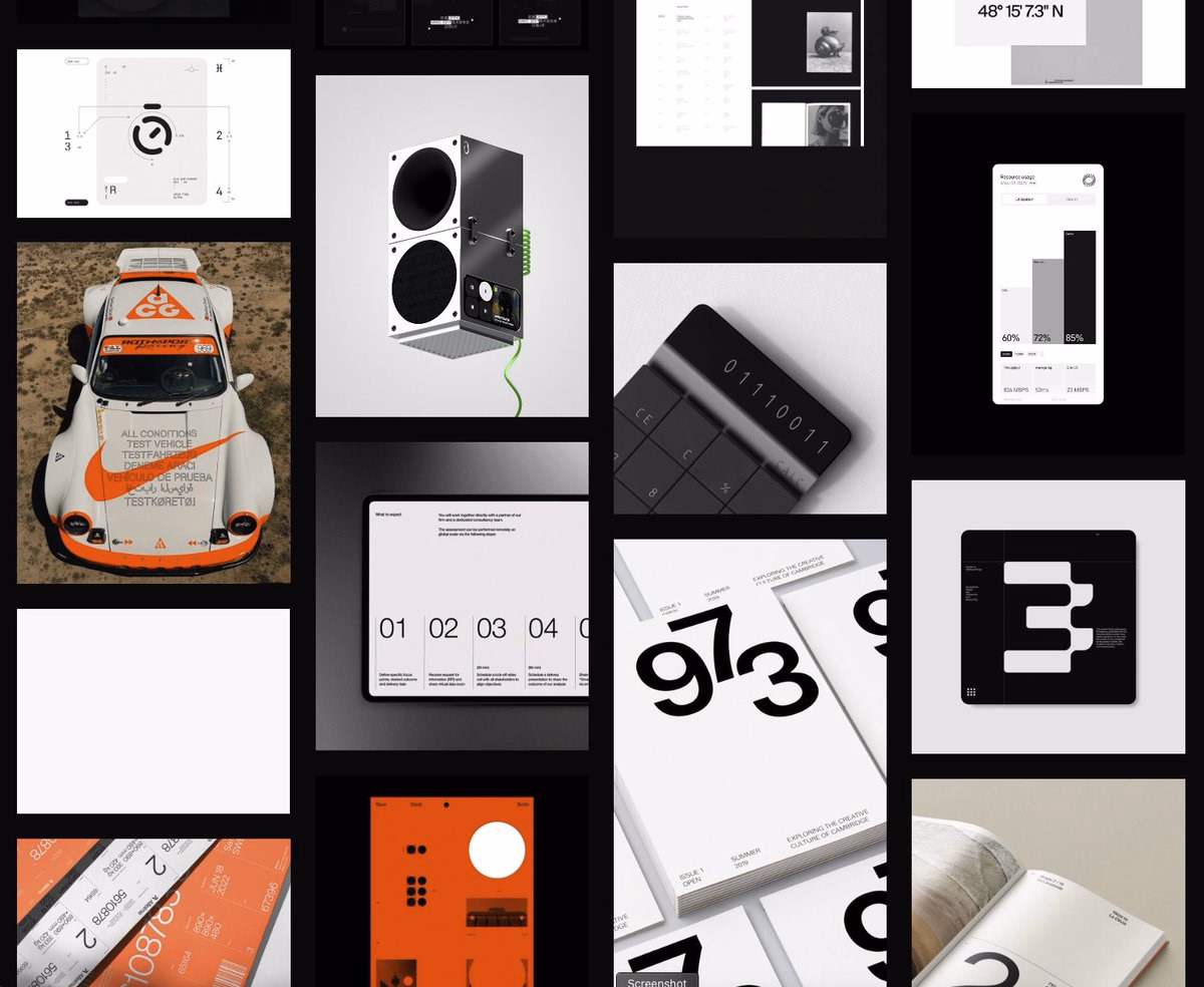 [utilitarian] moodboard lately focusing heavily on swiss + mono typ... - ivor