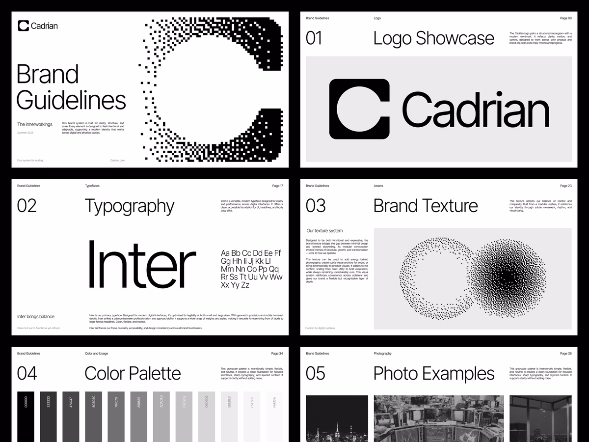 Brand guide design in progress - Kyle Anthony Miller