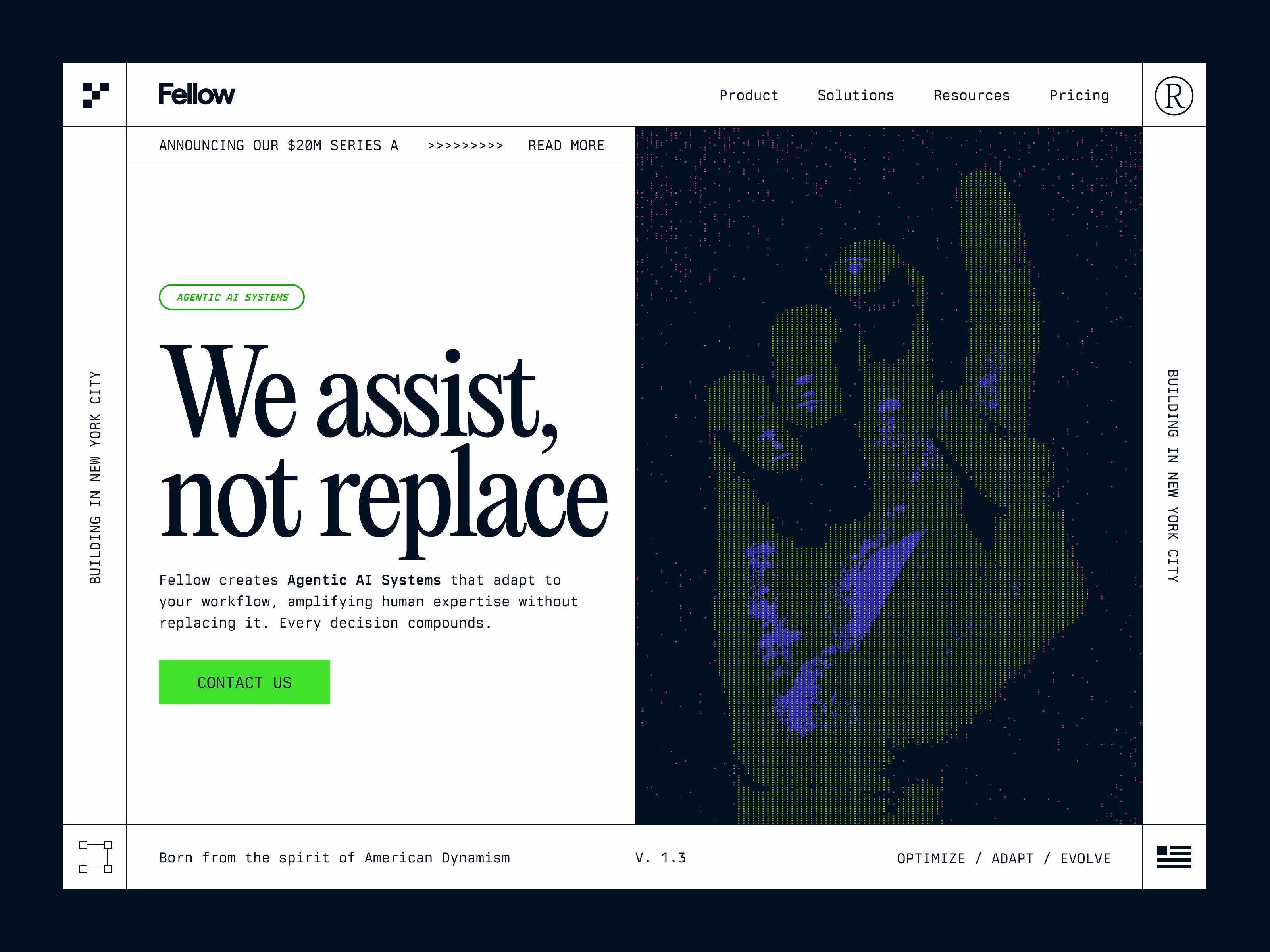 B2B AI website design in progress - Kyle Anthony Miller