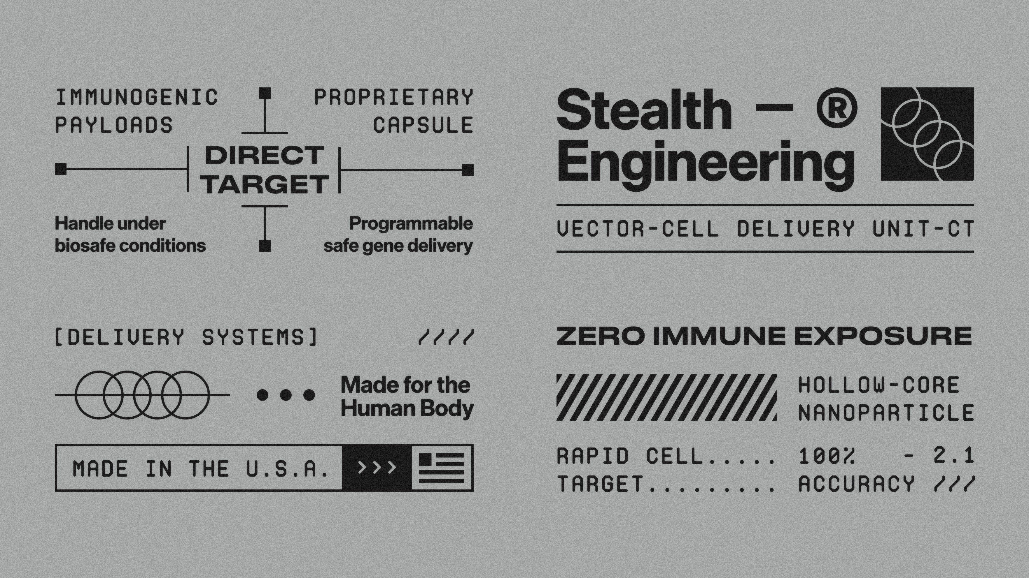 Tech spec typography design - Kyle Anthony Miller
