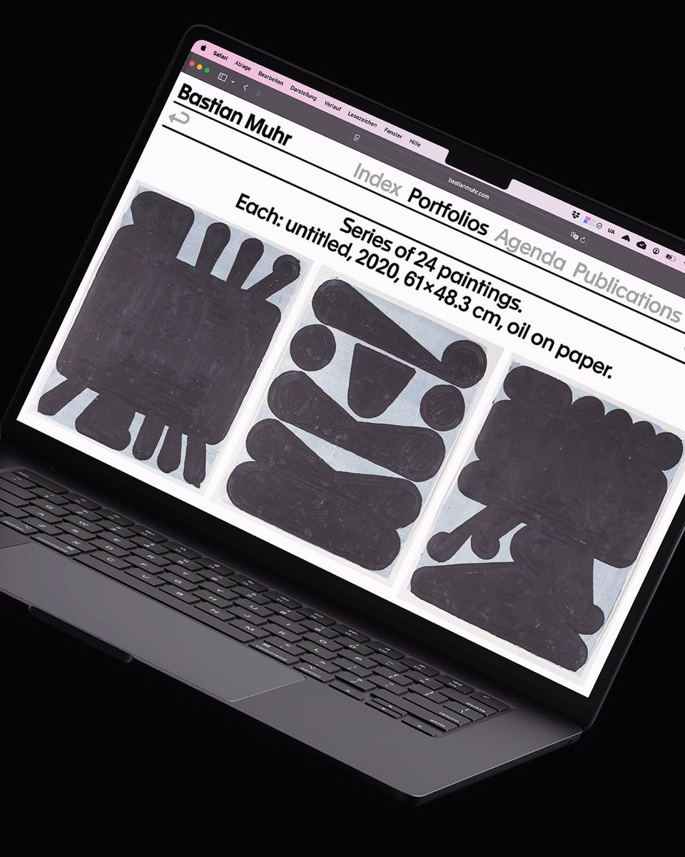 Bastian Muhr's website - Graphic design by Fabian Bremer. - Figs From Plums
