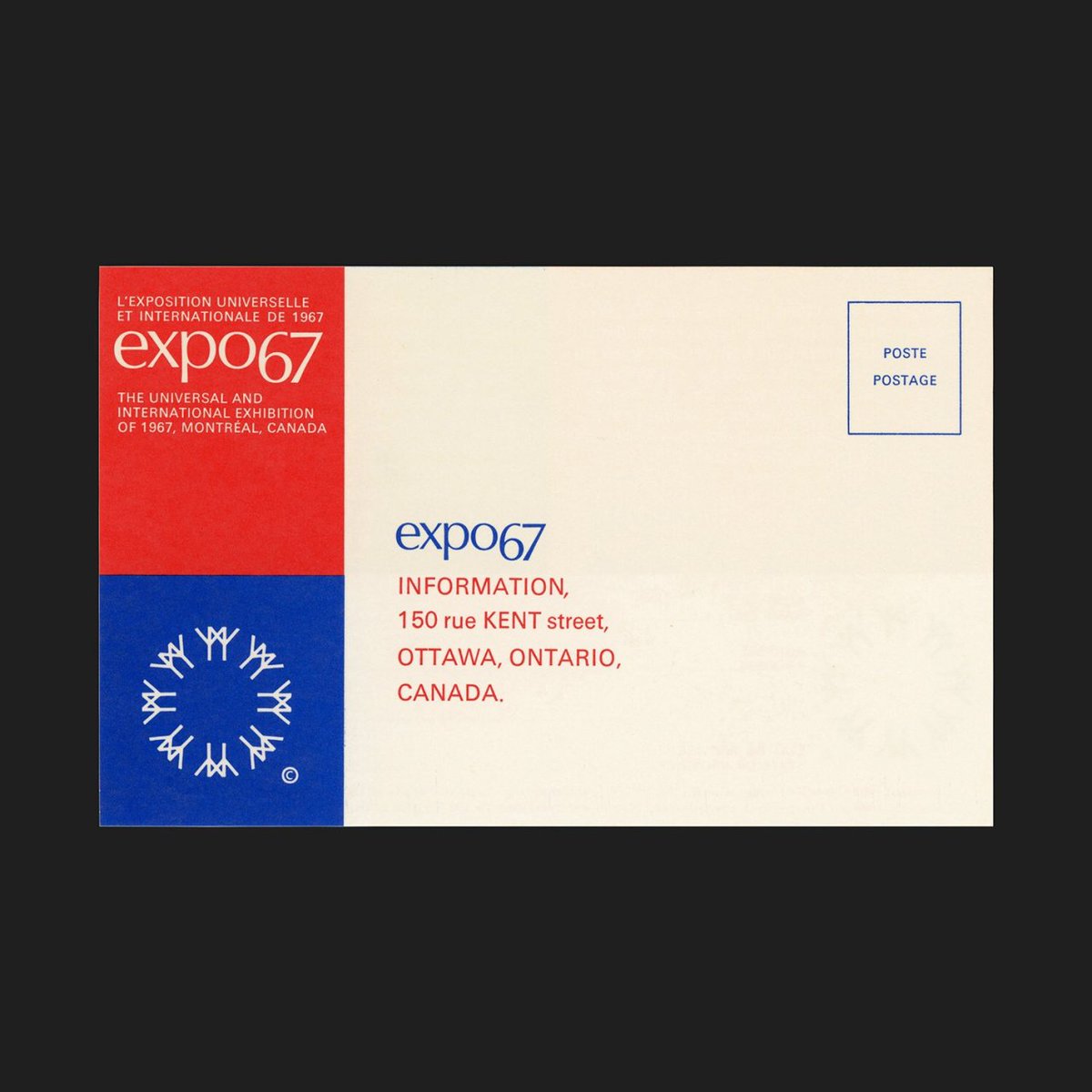 Expo 67 Info Postcard - Figs From Plums