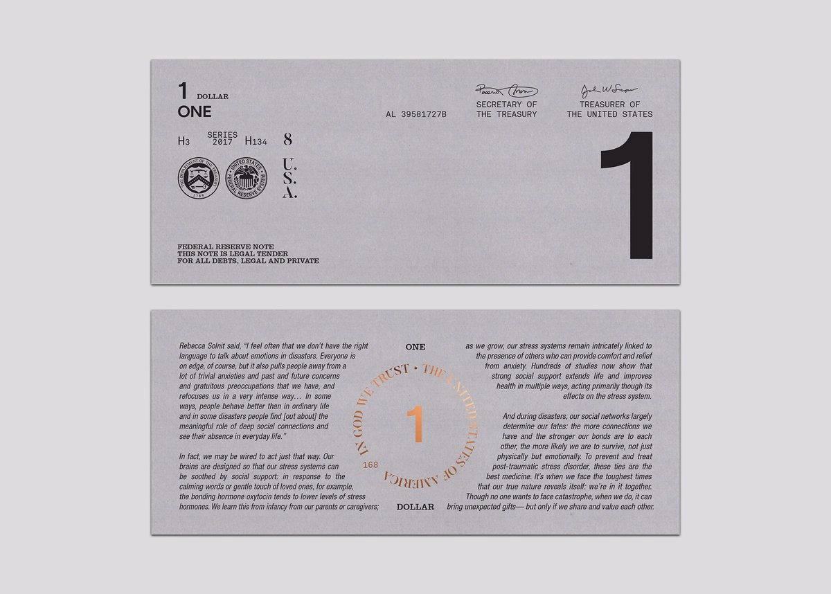 US Currency concept by Raymund Ramirez - Figs From Plums