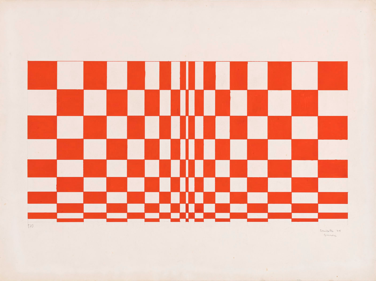Luis Sacilotto - Study, 1974 - Figs From Plums