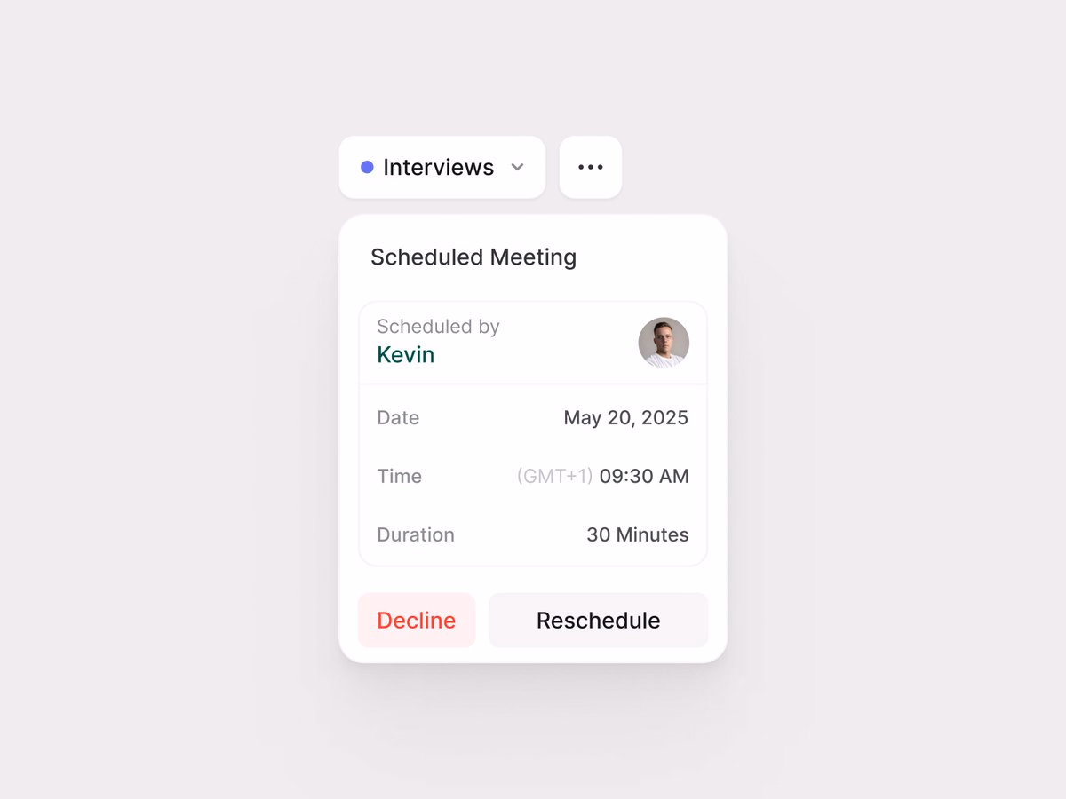 Interviews Dropdown - Kevin